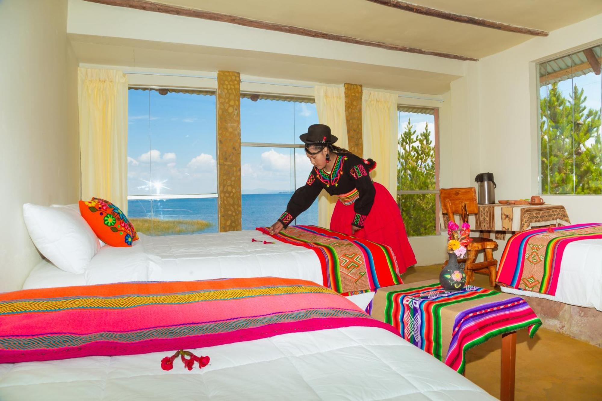 Titicaca Lodge - Luquina Bagian luar foto